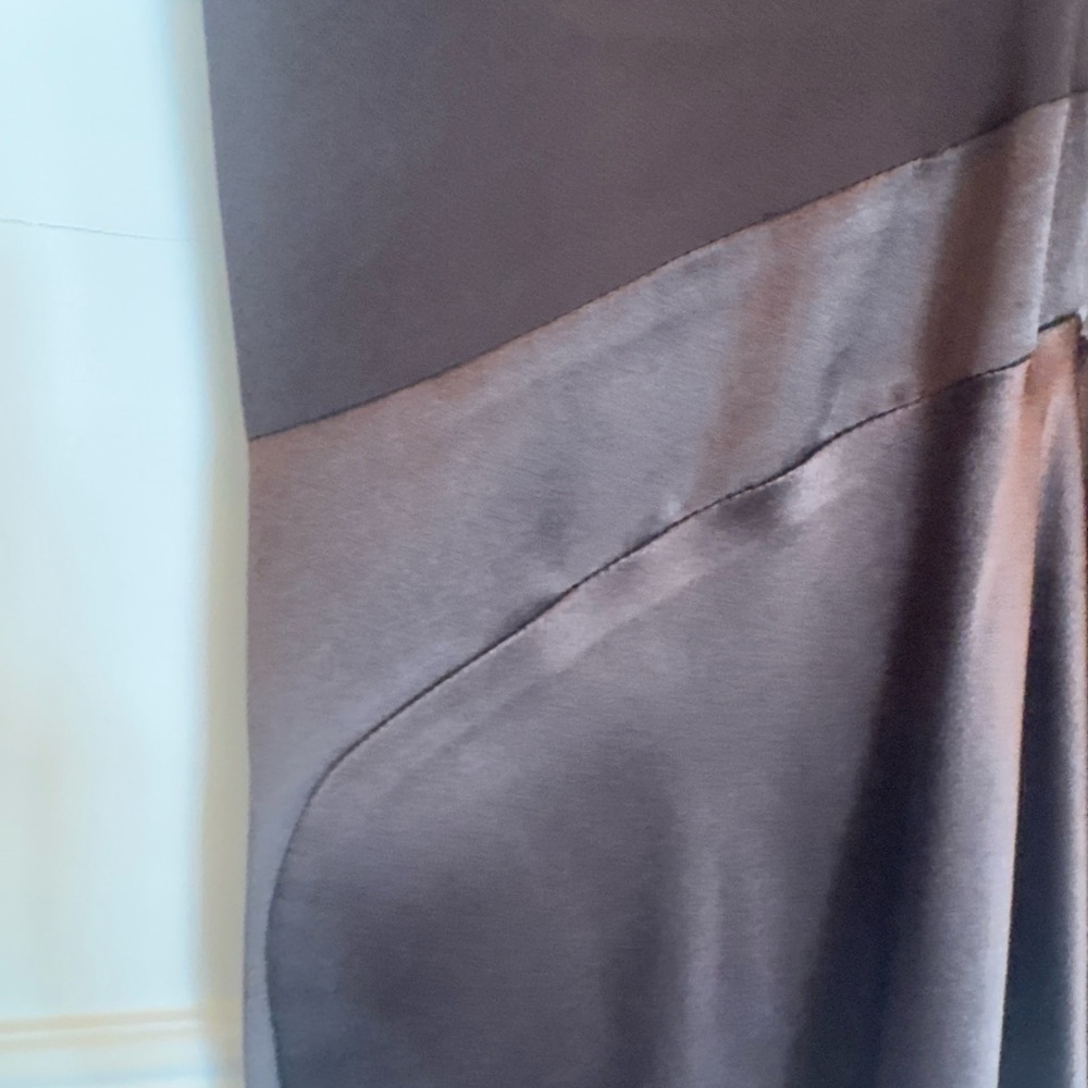 Anna Molinari brown silk satin dress - Picture 2 of 4